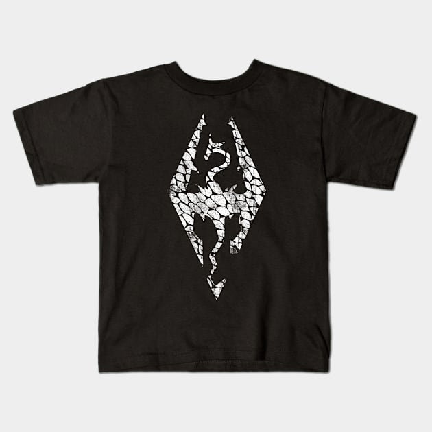 Dragonborn Kids T-Shirt by Taki93